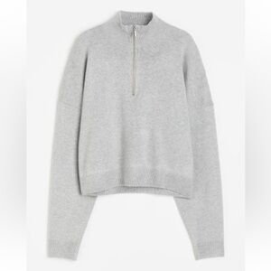 H&M Fine Knit Half-Zip Sweater